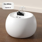 Cartoon Kitty Pet Ceramic Water Fountain
