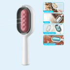 Cat Hair Brush W/ Water, Sticky Brush For Cats, 4 In-1  Creative Update Dog Grooming Comb