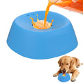 Pet Slow Feeder Non-Slip Spherical Dog Licking Bow For Liquid Treats Bone Broth Yogurt