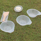 Outdoor Portable Cookware Camping Hiking Picnic Non-stick Pan Pot Bowl Set for 2-3 Person
