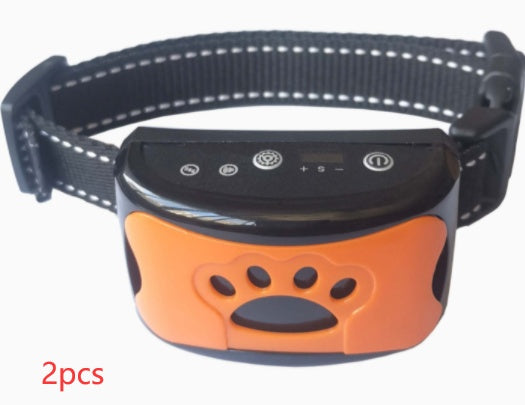 Dog Training Collar Waterproof Electric Remote Control Rechargeable Trainer Bark Arrester