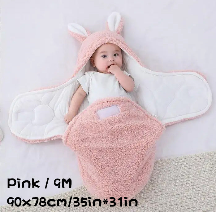 Super Soft Baby Sleeping Bag Fleece Newborn Blanket  Unisex Baby Wrap For Newborn Baby