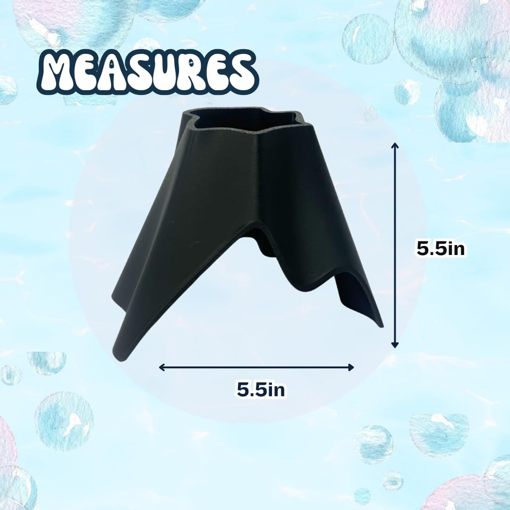 Aquarium Volcano Tunnel for Fish, Shrimp, Loaches, Eels, Amphibians & More Fish Hideout