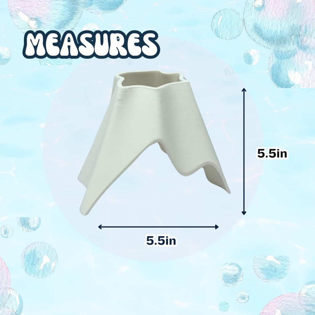 Aquarium Volcano Tunnel for Fish, Shrimp, Loaches, Eels, Amphibians & More Fish Hideout