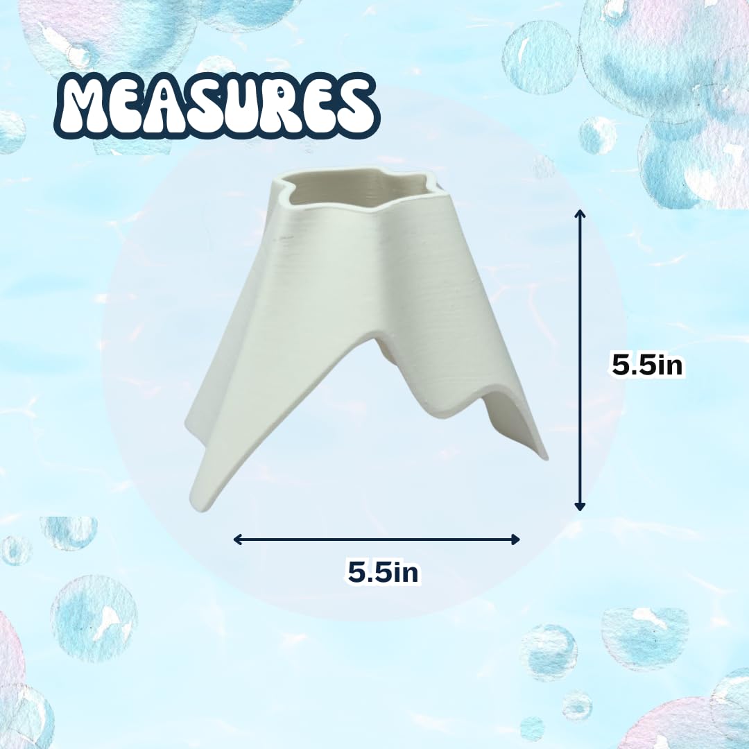 Aquarium Volcano Tunnel for Fish, Shrimp, Loaches, Eels, Amphibians & More Fish Hideout