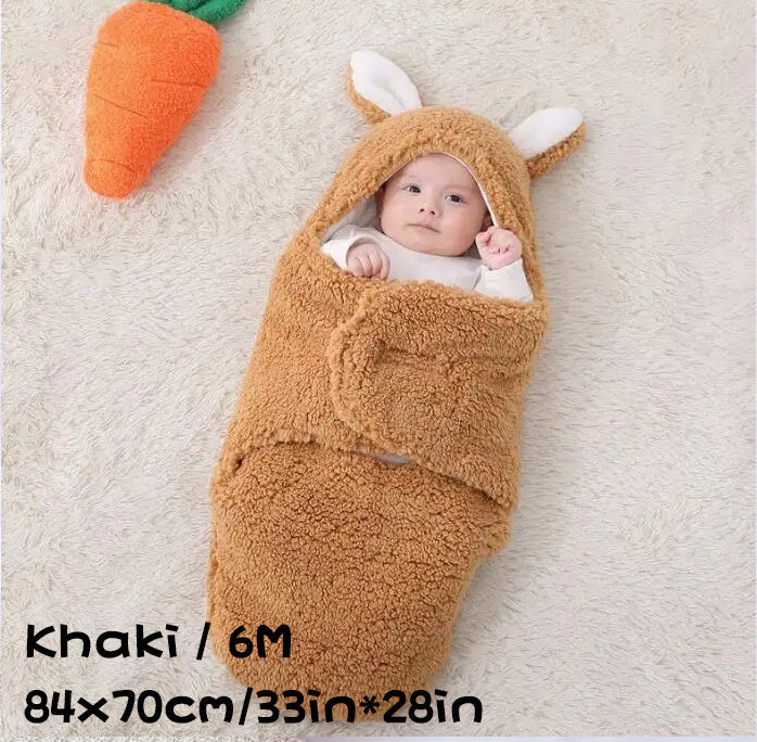 Super Soft Baby Sleeping Bag Fleece Newborn Blanket  Unisex Baby Wrap For Newborn Baby