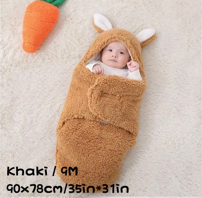 Super Soft Baby Sleeping Bag Fleece Newborn Blanket  Unisex Baby Wrap For Newborn Baby