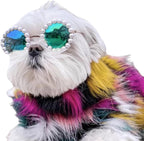 Cat And Dog Pearl Sunglasses - Pet Extravagant Funny Costumes For Party
