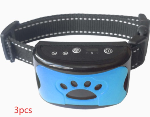 Dog Training Collar Waterproof Electric Remote Control Rechargeable Trainer Bark Arrester