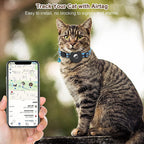 Airtag Pet Collar With Bell Reflective Adjustable Anti-lost Cat Dog Collar