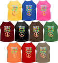 Fun Party and Halloween Cat or Dog Shirt for Pets "Hippie Costume"