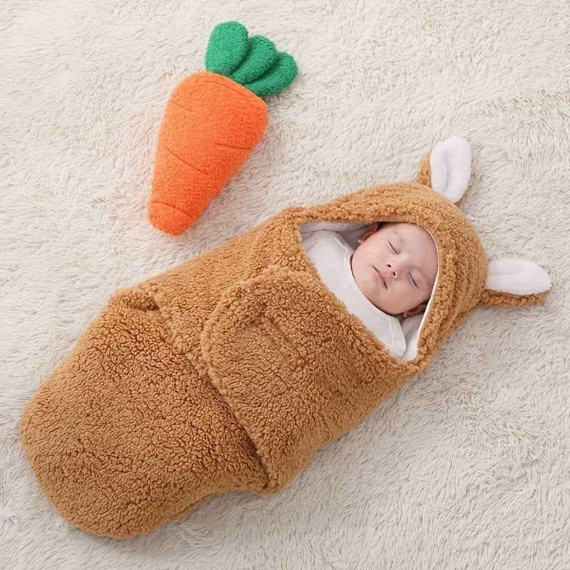 Super Soft Baby Sleeping Bag Fleece Newborn Blanket  Unisex Baby Wrap For Newborn Baby