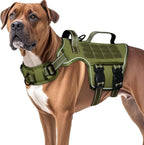 Heavy Duty No-Pull Tactical Dog Harness Molle Vest
