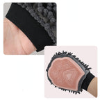 Pet Bathing Brush 2-in-1 Glove For Brushing, Massaging, Drying Grooming Kit For Dog Cat