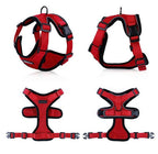 Escape Proof Harness Car Seat Belt Adapter Reflective Soft Mesh Harness For Kitten Puppy