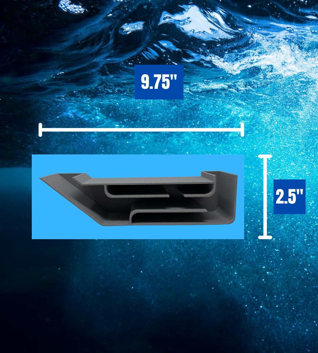 Aquarium X-Large Underground Tunnel Fish & Shrimp Hideout Unique Viewing Tunnel