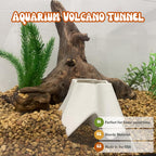 Aquarium Volcano Tunnel for Fish, Shrimp, Loaches, Eels, Amphibians & More Fish Hideout