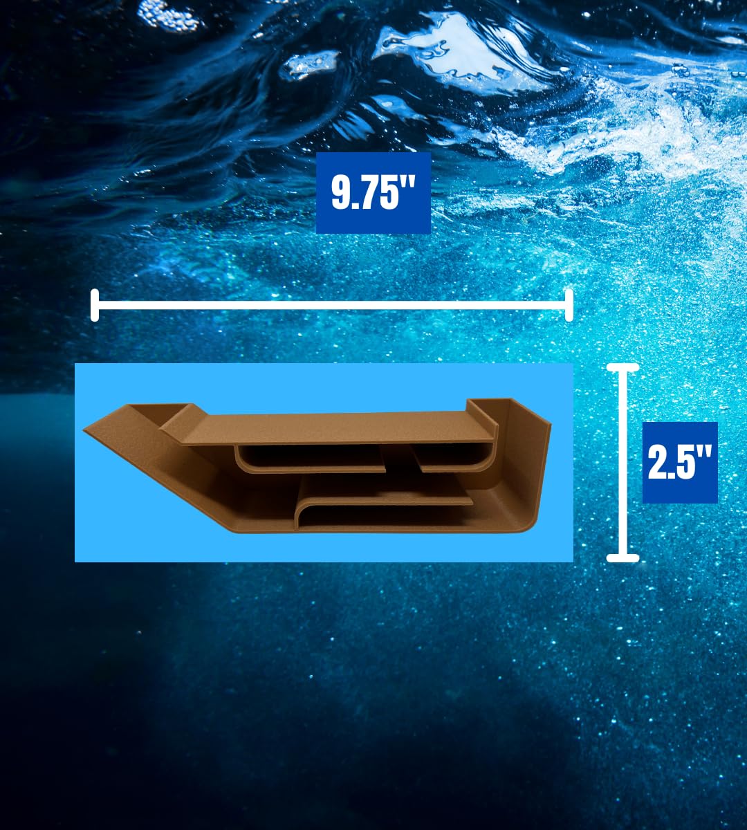 Aquarium X-Large Underground Tunnel Fish & Shrimp Hideout Unique Viewing Tunnel
