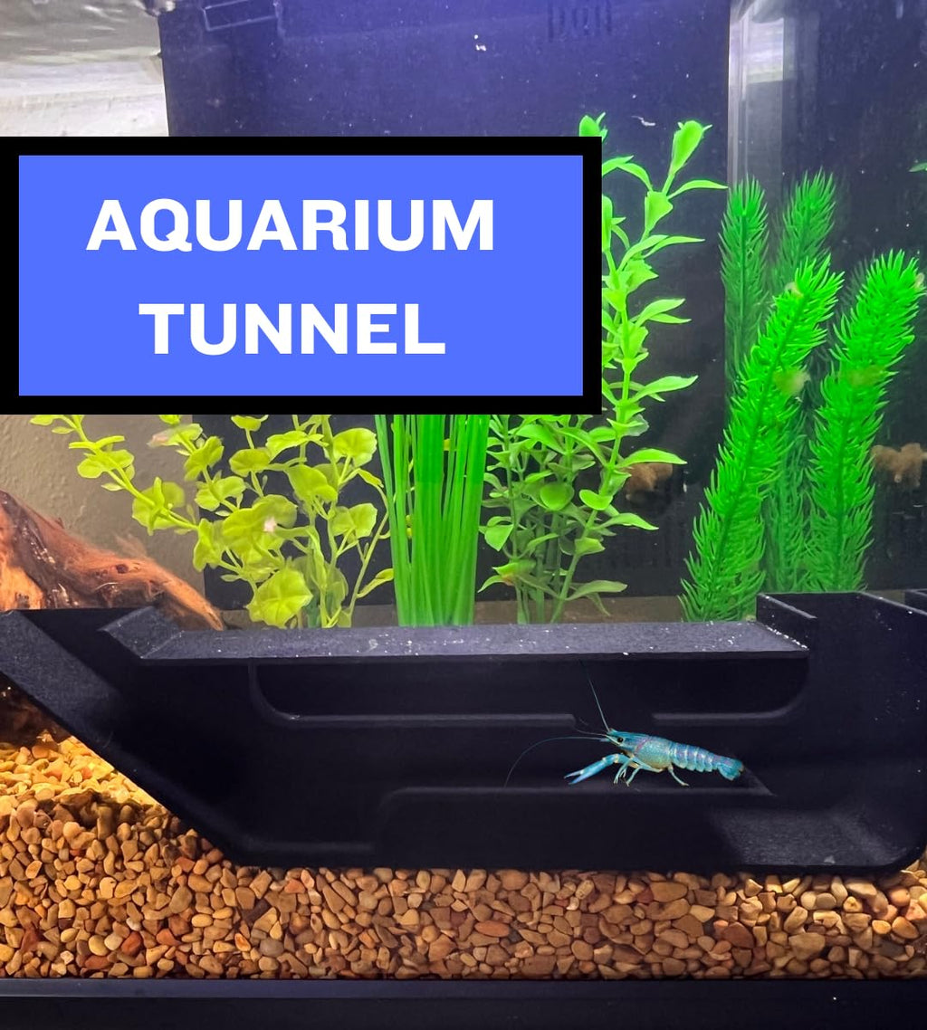 Aquarium X-Large Underground Tunnel Fish & Shrimp Hideout Unique Viewing Tunnel
