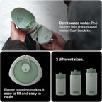 Portable Dog Water Bottle 750ML Collapsible Travel Bowl Leakproof