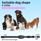 Smart Automatic Anti Barking Dog Collar Rechargeable HD Digital Display Waterproof