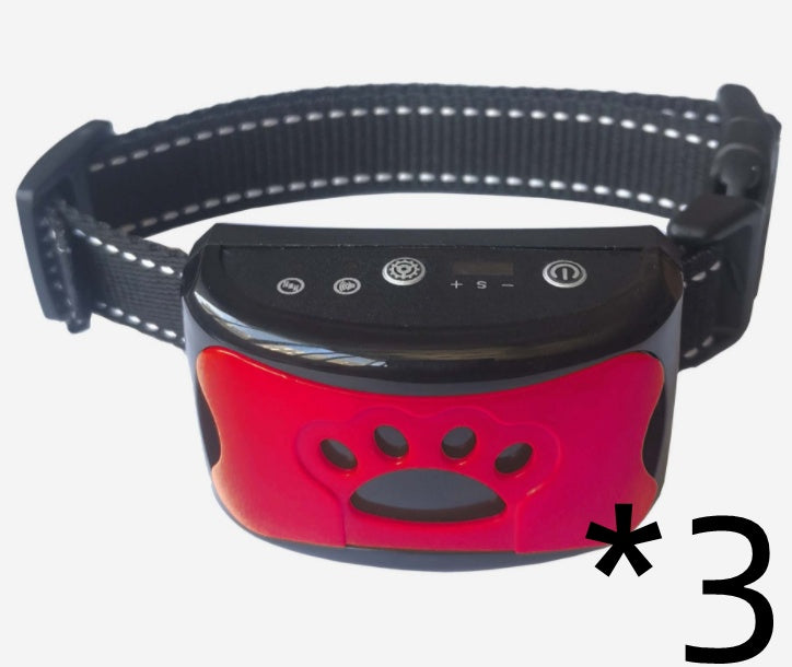 Dog Training Collar Waterproof Electric Remote Control Rechargeable Trainer Bark Arrester