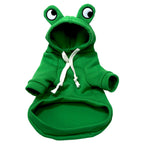 Soft Warm Cat Clothes For Small Dogs Cats Funny Halloween Cosplay Frog Costume Kittens