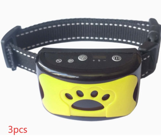 Dog Training Collar Waterproof Electric Remote Control Rechargeable Trainer Bark Arrester