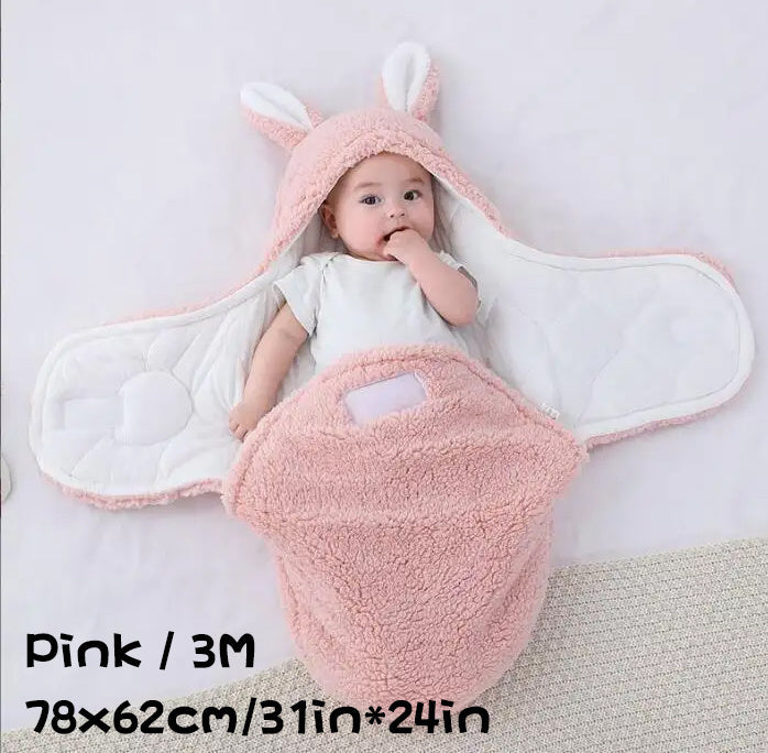 Super Soft Baby Sleeping Bag Fleece Newborn Blanket  Unisex Baby Wrap For Newborn Baby