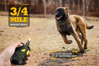 Dog Training Collar Remote Waterproof 3/4 Mile Range Rechargeable
