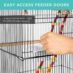 36In Indoor/Outdoor Iron Bird Cage for Parro
