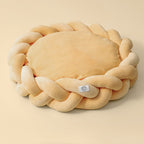 Pet kennel Fried Dough Twists round universal mat detachable cat kennel dog kennel