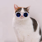 Cat And Dog Pearl Sunglasses - Pet Extravagant Funny Costumes For Party