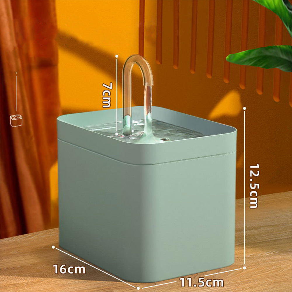 Automatic Cat Water Fountain USB Electric Mute Cat Drinker Bowl Recirculate Drinker For Cats