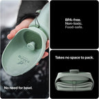 Portable Dog Water Bottle 750ML Collapsible Travel Bowl Leakproof