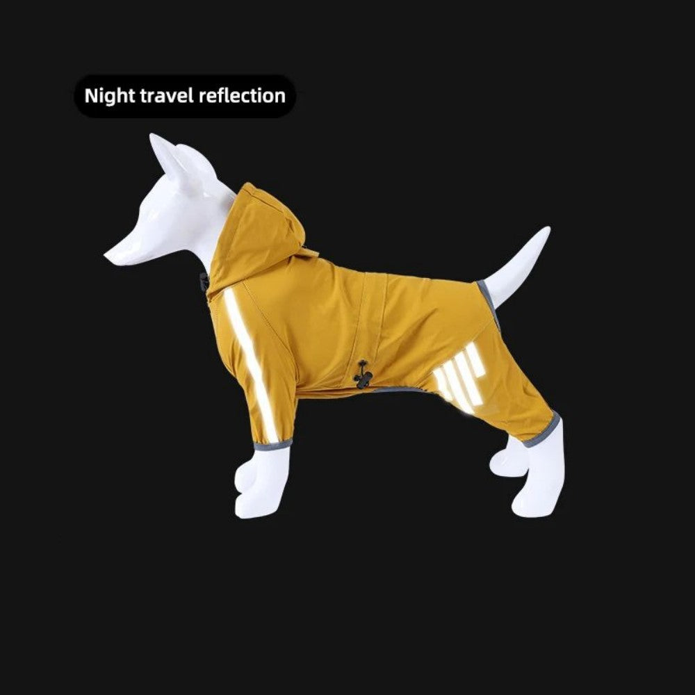 Pet Raincoat Four-legged Raincoat For Dogs Small Dog Outing Clothes Cat Costume