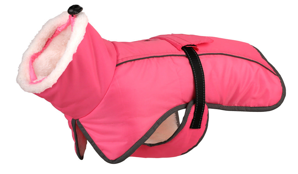 Pet Autumn And Winter Clothes Thick Warm Waterproof Cold-proof Cotton Coat Dog Clothes