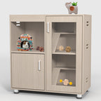 Guinea pig cage, 4 layers of hamster cage wood, with storage cabinet