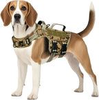 Heavy Duty No-Pull Tactical Dog Harness Molle Vest