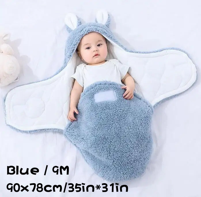 Super Soft Baby Sleeping Bag Fleece Newborn Blanket  Unisex Baby Wrap For Newborn Baby