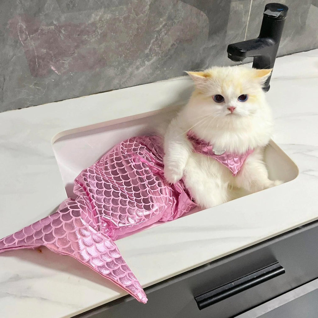 Cat Mermaid Costume Creative Cat And Dog  Mermaid Fishtail Dress  Photo Props