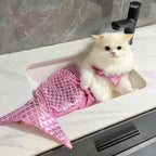 Cat Mermaid Costume Creative Cat And Dog  Mermaid Fishtail Dress  Photo Props
