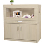 Squirrel Cage, Wood w/ Independent Storage Cabinet Easy View Acrylic Panels