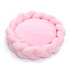 Pet kennel Fried Dough Twists round universal mat detachable cat kennel dog kennel