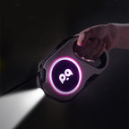 Automatic Retractable Leash LED Luminous Light Straps Small Medium Dog Walking Running
