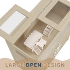 Squirrel Cage, Wood w/ Independent Storage Cabinet Easy View Acrylic Panels