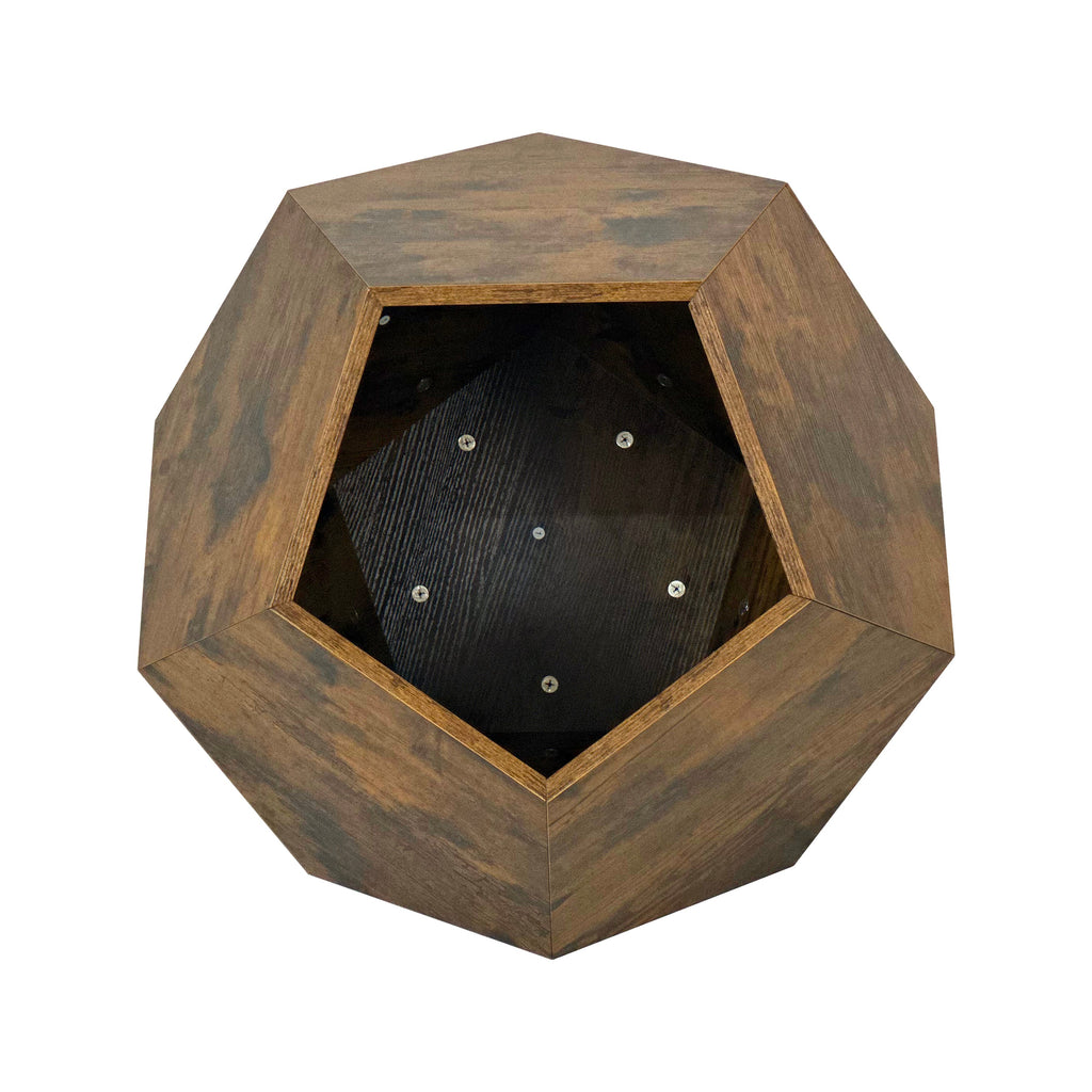 25.98'' Modern Pet Furniture Cat Kennel Side Table Multi-Purpose Furniture Antique Wood