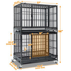 37" Stackable Heavy Duty Dog Kennel 371D04