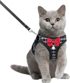 Cat Harness Leash Set Breathable Adjustable Mesh Vest
