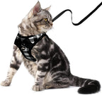 Cat Harness Leash Set Breathable Adjustable Mesh Vest